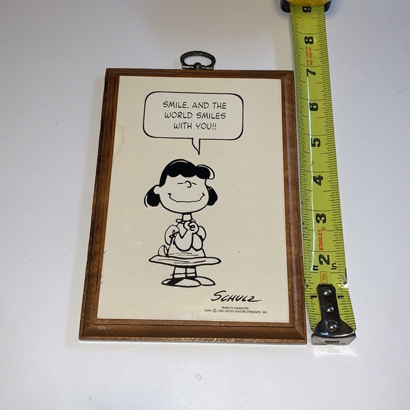 Peanuts Snoopy Schulz Vintage 1952 Placard - Picture 4 of 5